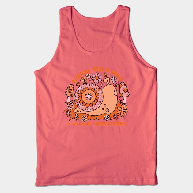 Go Outside Tank Top by Doodle by Meg